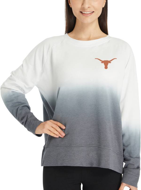 Concepts Sport Women's Texas Longhorns Grey Terry Long Sleeve T-Shirt