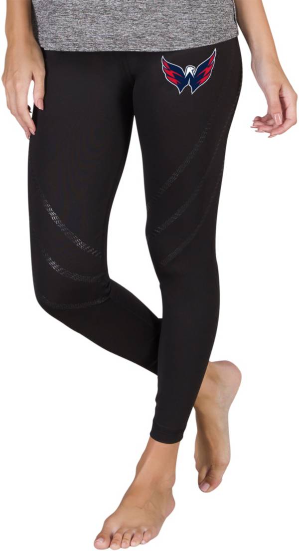Concepts Sport Women's Washington Capitals Lineup Black Leggings