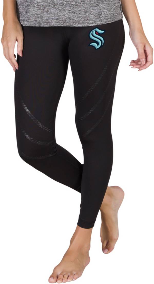 Concepts Sport Women's Seattle Kraken Lineup Black Leggings