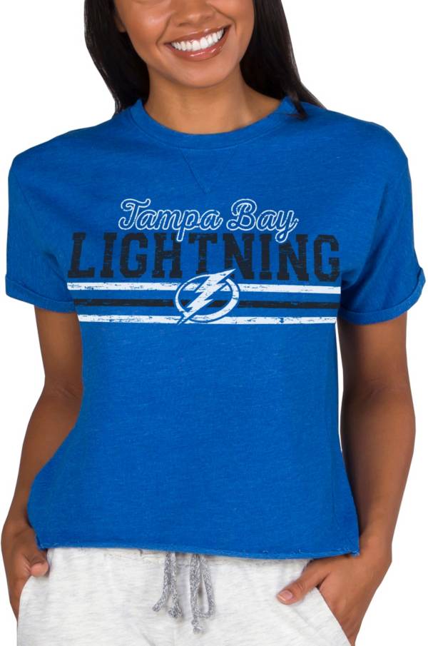 Concepts Sport Women's Tampa Bay Lightning Mainstream Royal T-Shirt