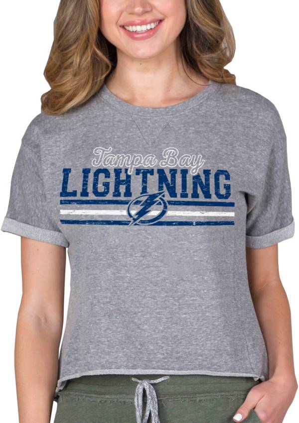 Concepts Sport Women's Tampa Bay Lightning Mainstream Grey T-Shirt