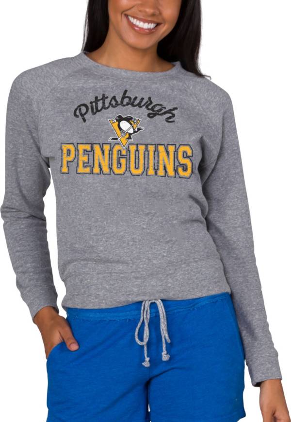 Concepts Sport Women's Pittsburgh Penguins Mainstream Grey T-Shirt product image