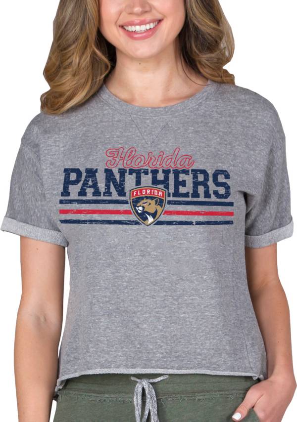 Concepts Sport Women's Florida Panthers Mainstream Grey T-Shirt