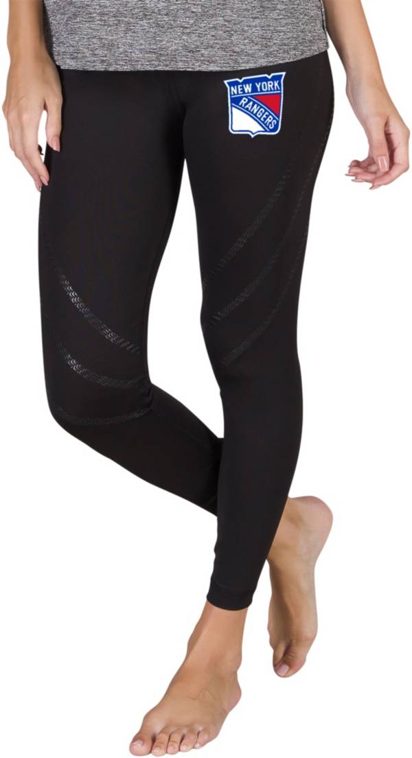 Concepts Sport Women's New York Rangers Lineup Black Leggings