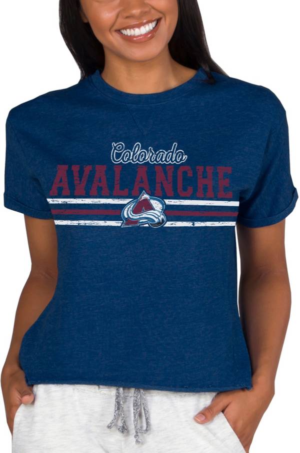 Concepts Sport Women's Colorado Avalanche Mainstream Navy T-Shirt