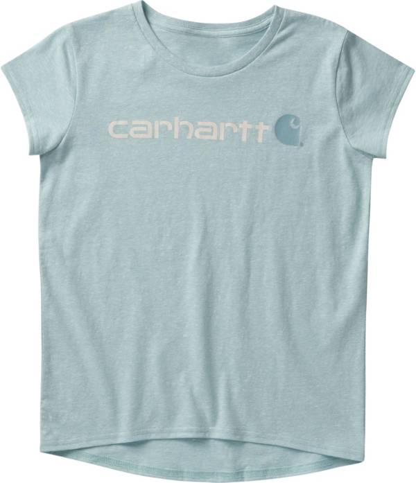 Carhartt Girls' Short Sleeve Crewneck Core Logo T-Shirt