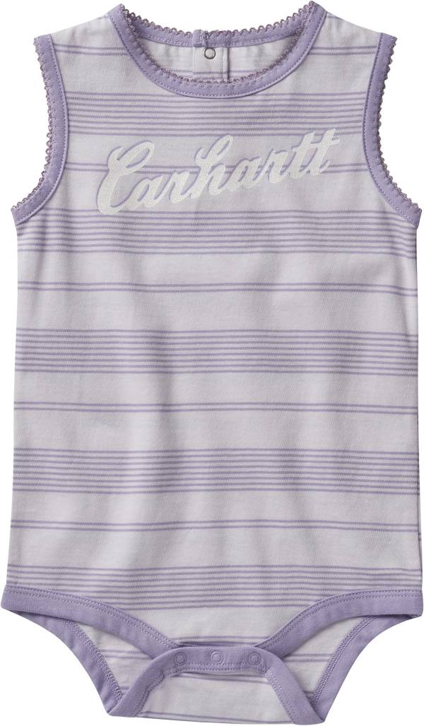 Carhartt Infant Girls' Stripe Tank Onesie