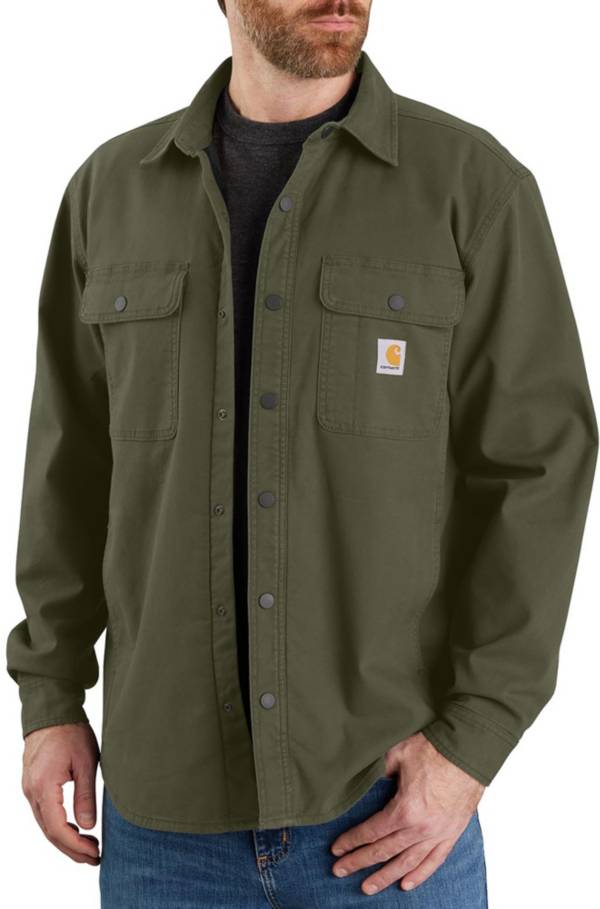 Carhartt Men's Canvas Fleece Lined Shirt Jacket product image