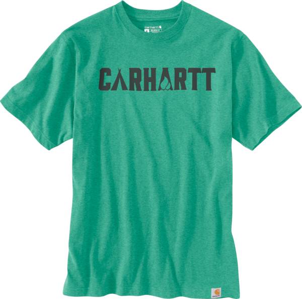Carhartt Men's Relaxed Fit Heavyweight Short Sleeve Camp Graphic T-Shirt- Big & Tall