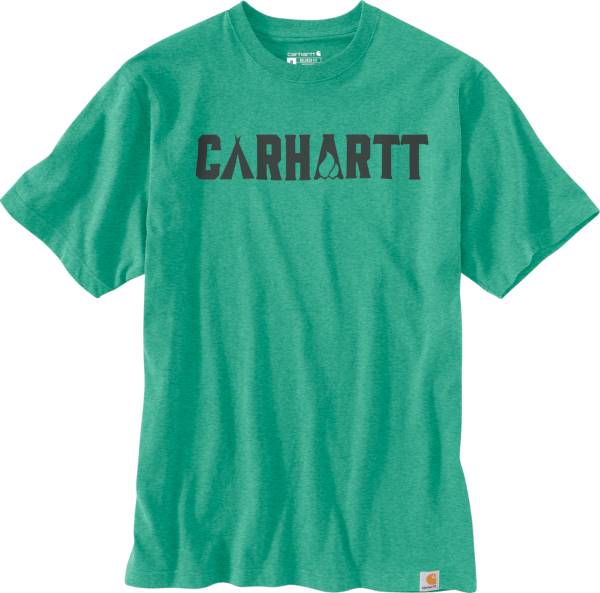 Carhartt Men's Relaxed Fit Heavyweight Short Sleeve Camp Graphic T-Shirt