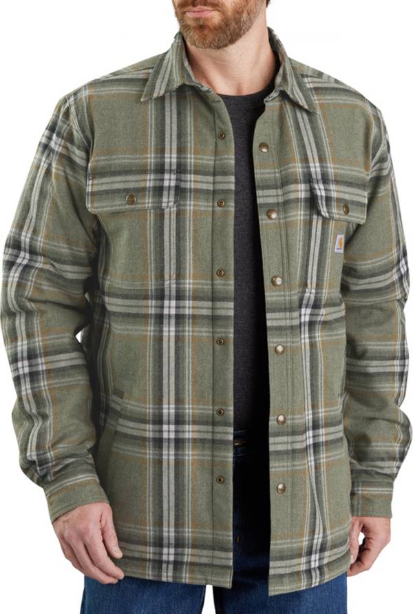 Carhartt Men's Relaxed Fit Flannel Sherpa Lined Long Sleeve Shirt product image