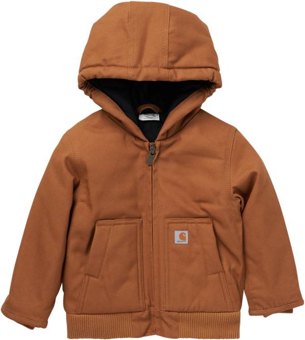 Carhartt Little Boys' Carhartt Canvas Insulated Hooded Active Jacket product image