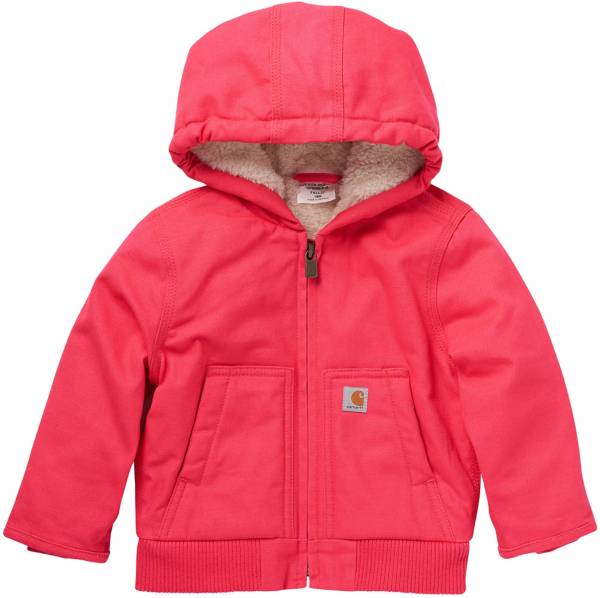 Carhartt Little Girls' Canvas Insulated Hooded Active Jacket product image