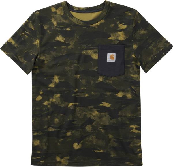 Carhartt Boys' Short Sleeve Pocket Camo T-Shirt