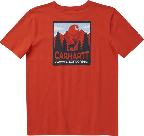 Carhartt Boys' Short Sleeve Outdoor Exploring T-Shirt