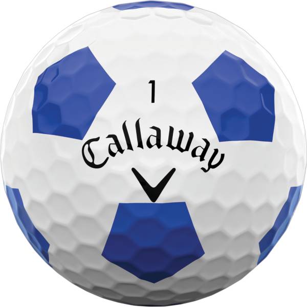 Callaway 2022 Chrome Soft Truvis Blue/White Single Golf Ball