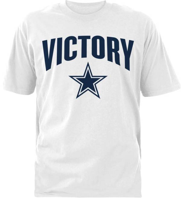 Dallas Cowboys Merchandising Men's Victory Logo White T-Shirt