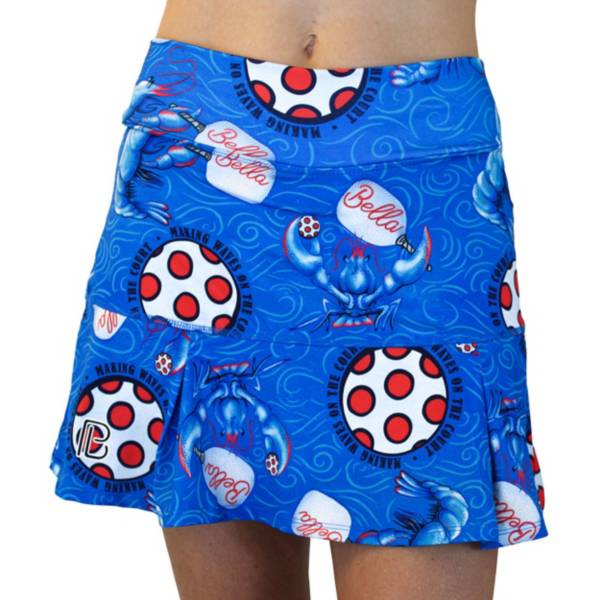 Pickleball Bella Women's Lobster Monster D-Pleat Skirt