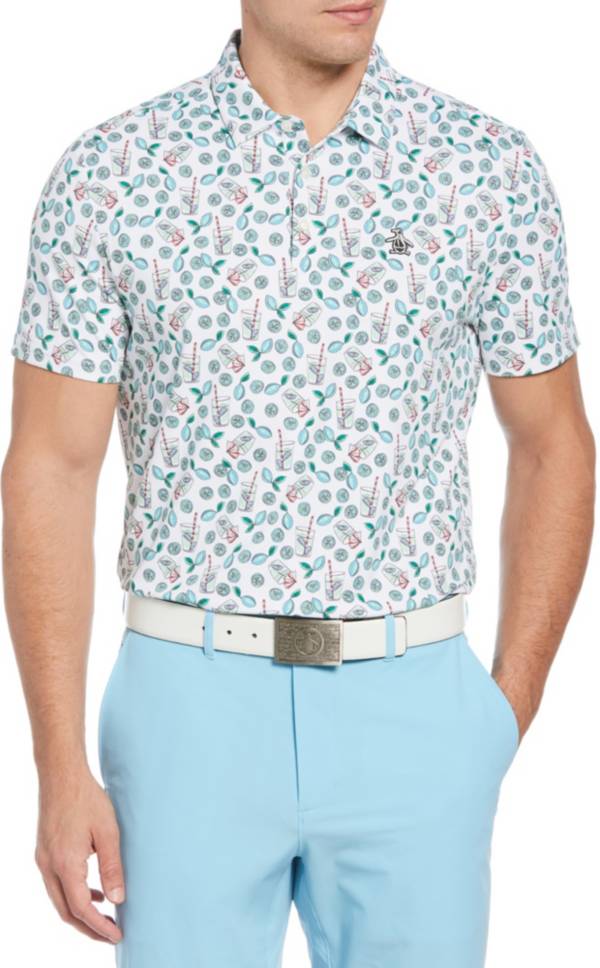 Original Penguin Men's Lemonade Print Golf Polo