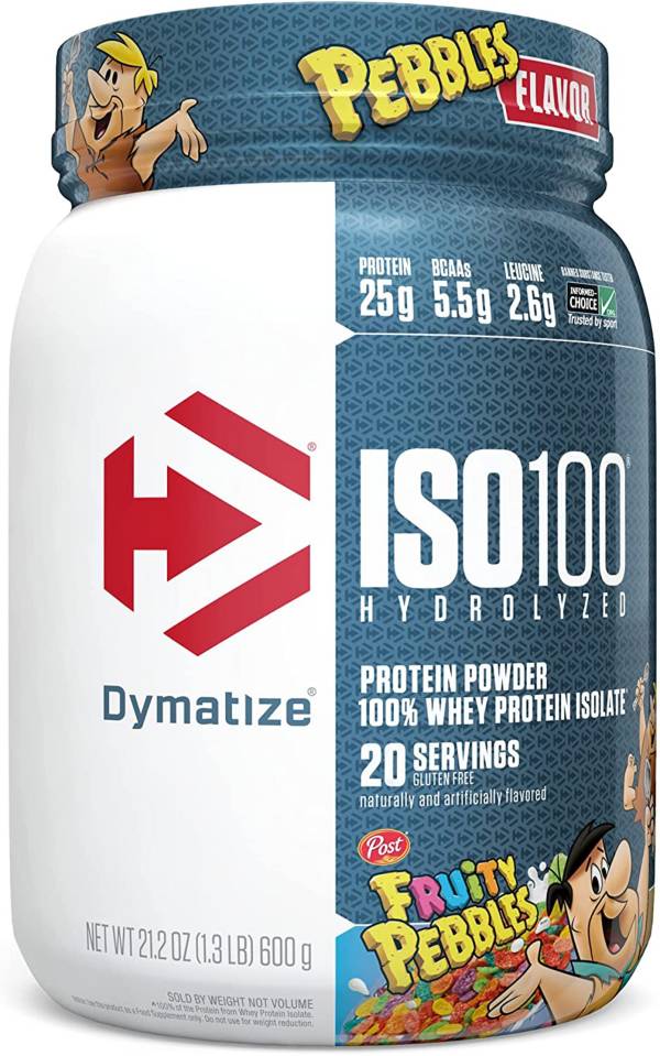 Dymatize ISO100 Hydrolyzed Whey Protein Powder – Fruity Pebbles (1.3 lbs.)