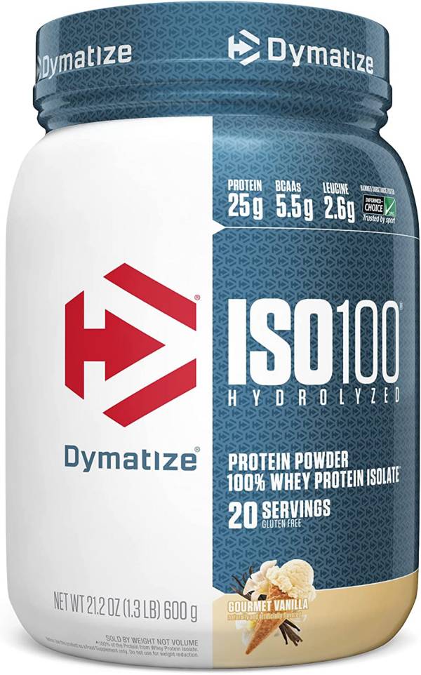 Dymatize ISO100 Hydrolyzed Whey Protein Powder – Gourmet Vanilla (1.3 lbs.)