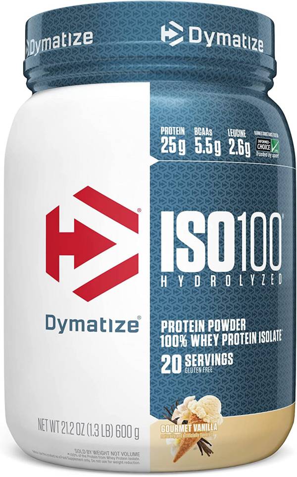 Dymatize ISO100 Hydrolyzed Whey Protein Powder – Gourmet Vanilla (1.3 lbs.) product image