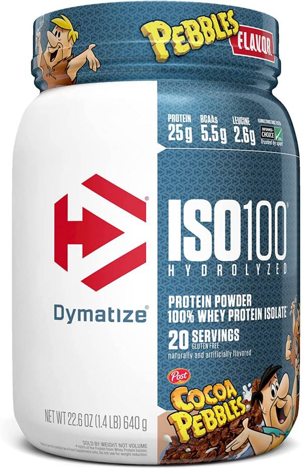 Dymatize ISO100 Hydrolyzed Whey Protein Powder 1.4 lbs.