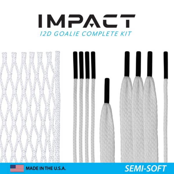 East Coast Dyes Impact Lacrosse Goalie Semi-Soft Mesh Complete Kit