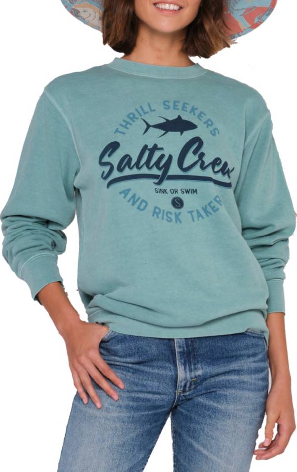 Salty Crew Women's Scripted Boyfriend Crewneck Sweatshirt product image