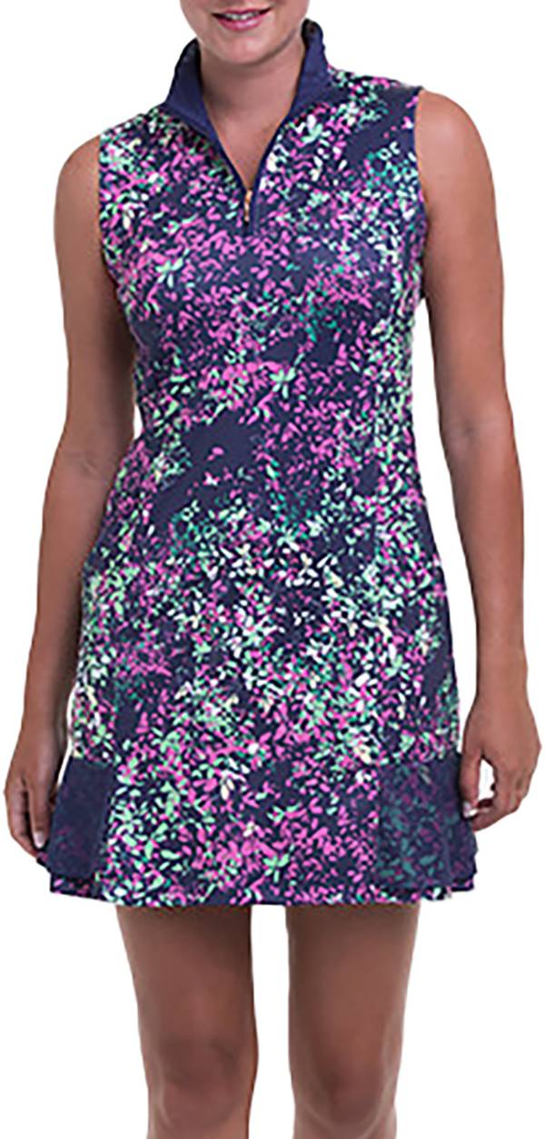 EP Pro Women's Sleeveless Floral Ditzy Print Golf Dress