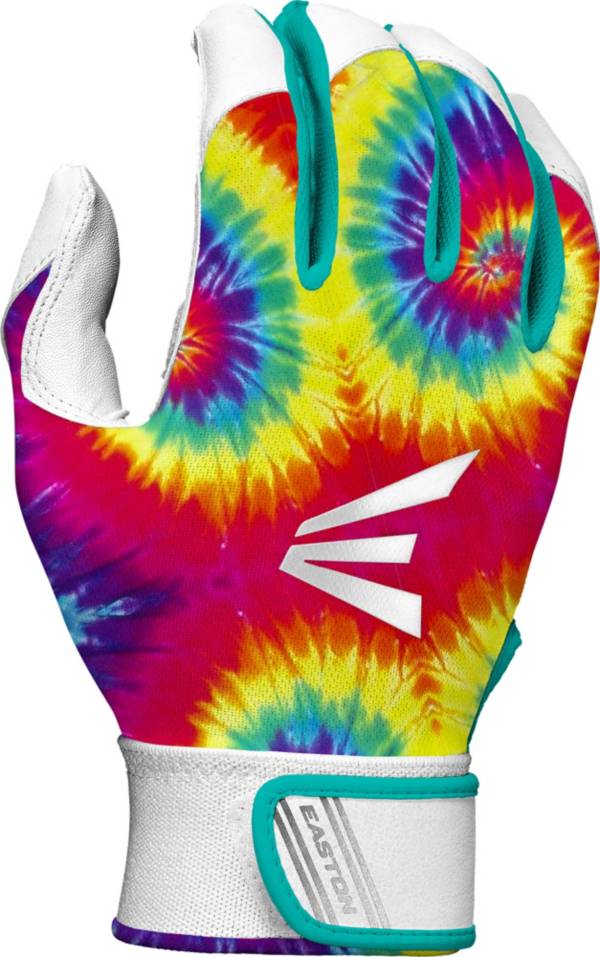 Easton Girls' Lauren Chamberlain Elite Fastpitch Softball Tie Dye Batting Gloves