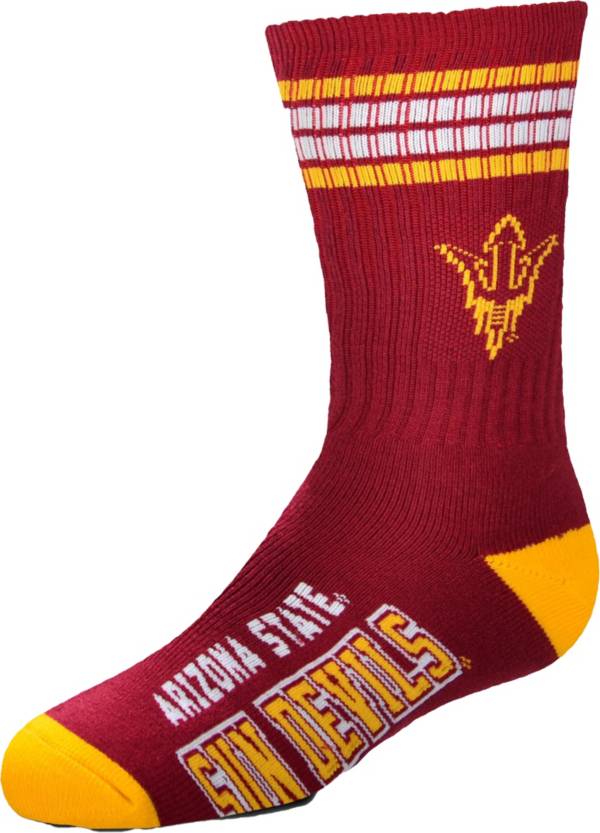 For Bare Feet Youth Arizona State Sun Devils 4-Stripe Deuce Socks product image
