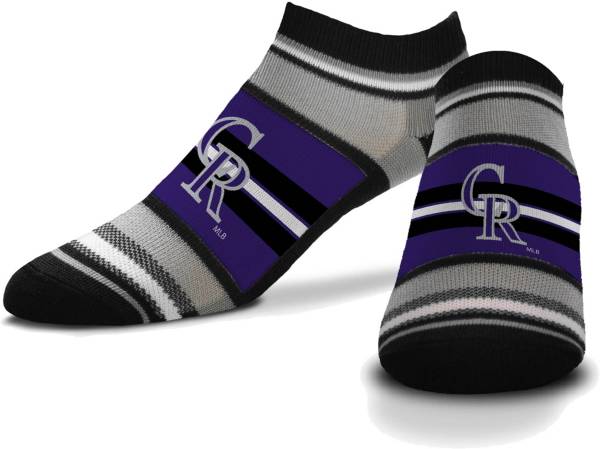 For Bare Feet Colorado Rockies Streak Socks