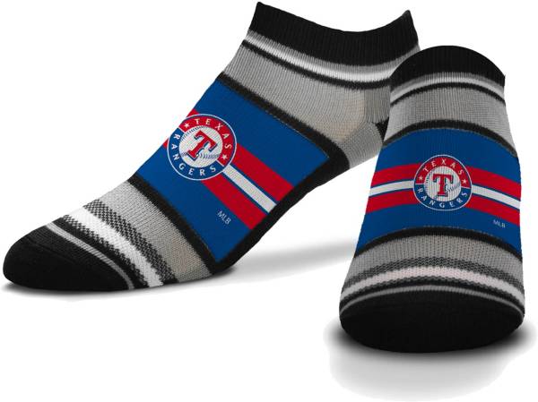 For Bare Feet Texas Rangers Streak Socks