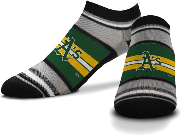 For Bare Feet Oakland Athletics Streak Socks