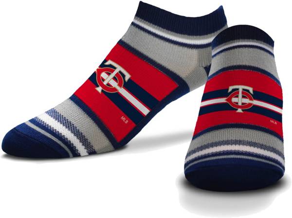 For Bare Feet Minnesota Twins Streak Socks