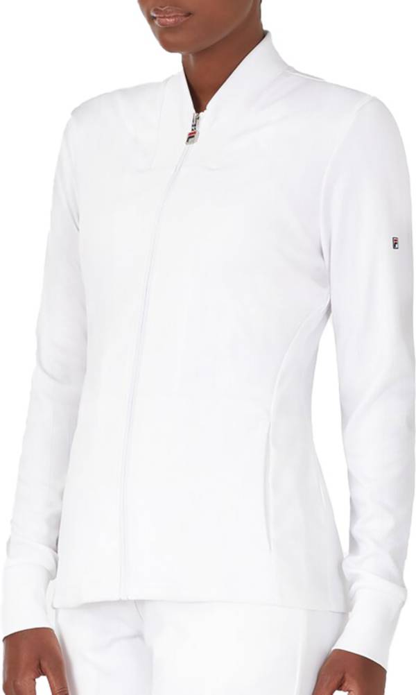 Fila Women's White Line Track Jacket