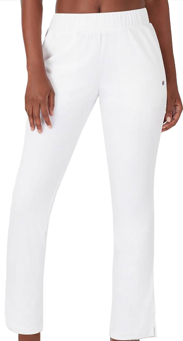 Fila Women's White Line Track Pants