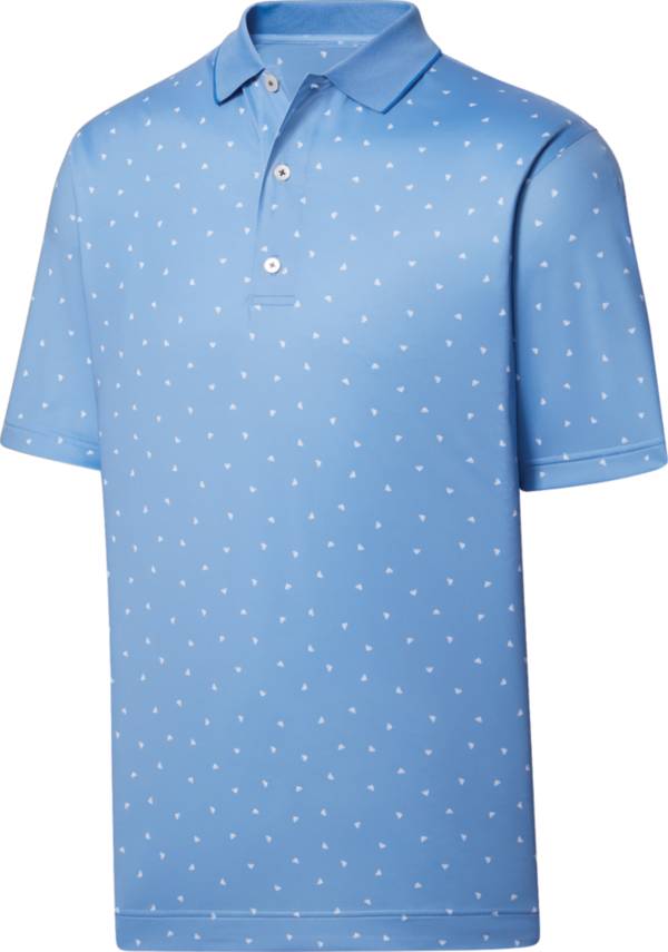 FootJoy Men's Push Play Print Lisle Knit Golf Polo
