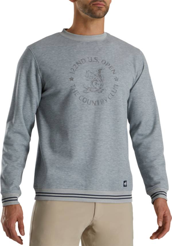 FootJoy Men's 2022 U.S. Open Mid Layer Golf Crewneck Sweatshirt