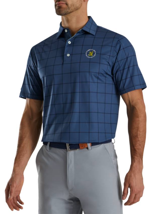 FootJoy Men's 2022 U.S. Open Stretch Lisle Large Check Golf Polo