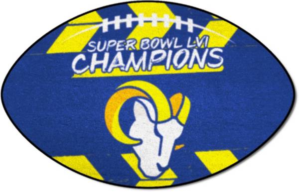 FANMATS 2021 Super Bowl LVI Champions Los Angeles Rams Football Rug