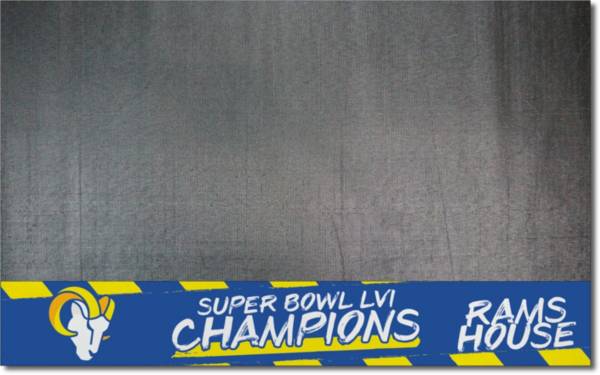 FANMATS 2021 Super Bowl LVI Champions Los Angeles Rams Heavy Duty Vinyl Grill Mat