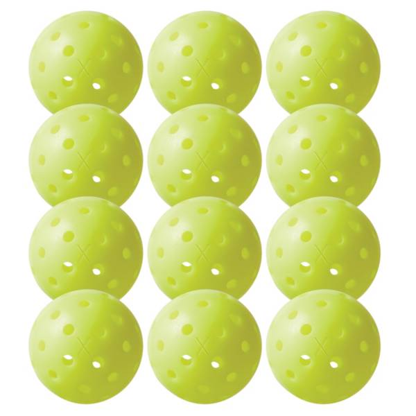 Franklin X-40 Outdoor Pickleballs – 12 Pack