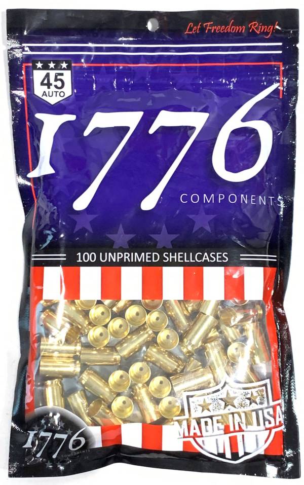 1776 Components .45 Auto Unprimed Shell Casings