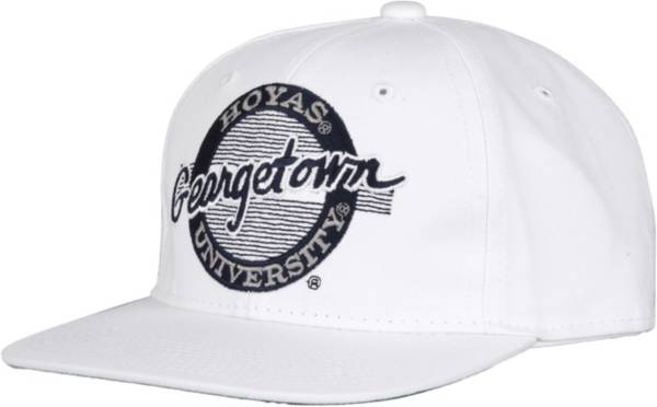 The Game Men's Georgetown Hoyas White Circle Adjustable Hat