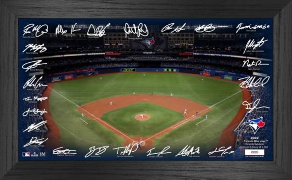 Highland Mint Toronto Blue Jays Signature Framed Field Print