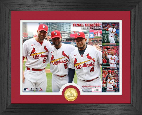 Highland Mint St. Louis Cardinals Living Legends 'Wainwright, Pujols, Molina' Final Season Photo Mint