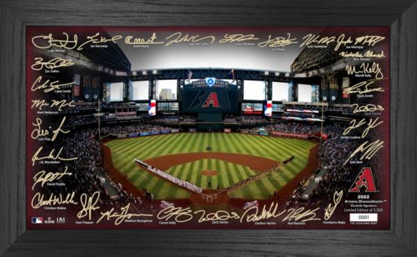 Highland Mint Arizona Diamondbacks Signature Framed Field Print