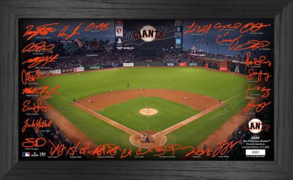 Highland Mint San Francisco Giants Signature Framed Field Print